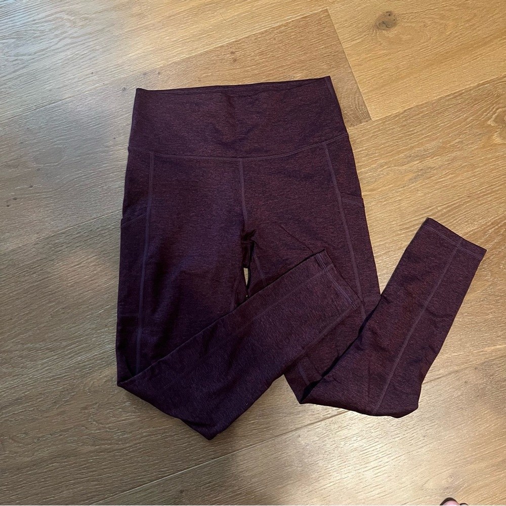 Aerie Deep Burgundy Leggings